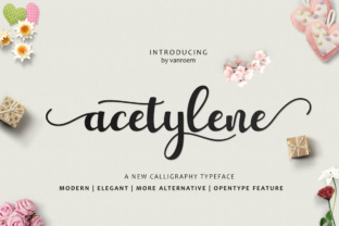 Acetylene Script: A Modern Calligraphy Font for Your Small Business