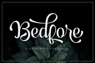 Bedfore Script: A Romantic Typeface for Web Design Projects