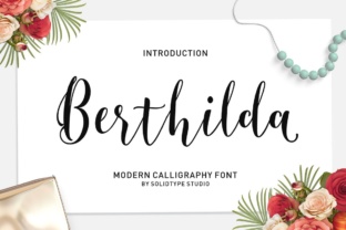 Berthilda Script: A Vintage Calligraphy Font for Business Branding