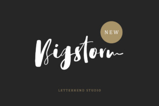 Bigstorm Script: A Handcrafted Typeface That Builds Brand Trust