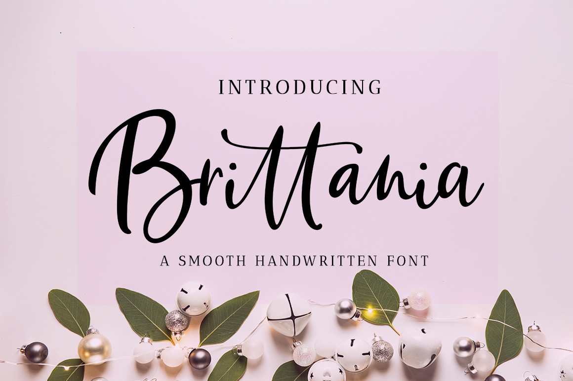 Brittania Script: A Gorgeous Display Font