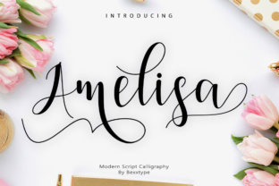 Craft Better Products with Amelisa Script Font