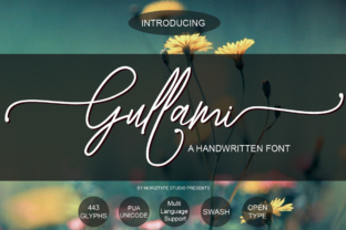 Gullami Rice Script: A Handwritten Font for Web Design