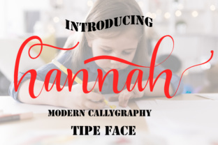 Hannah Script: A Handcrafted Font for Campaign Design