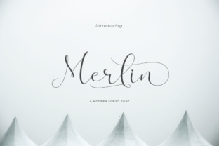 Merlin Script: A Playful Script Typeface with a Refined Edge