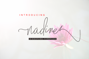 Nadine Script: A Handwritten Font for Elegant Design