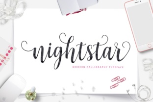 Nightstar Script: A Modern Handwritten Font