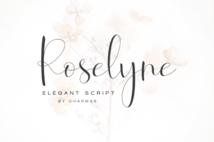 Roselyne Script: A Calligraphy Font for Small Business Branding