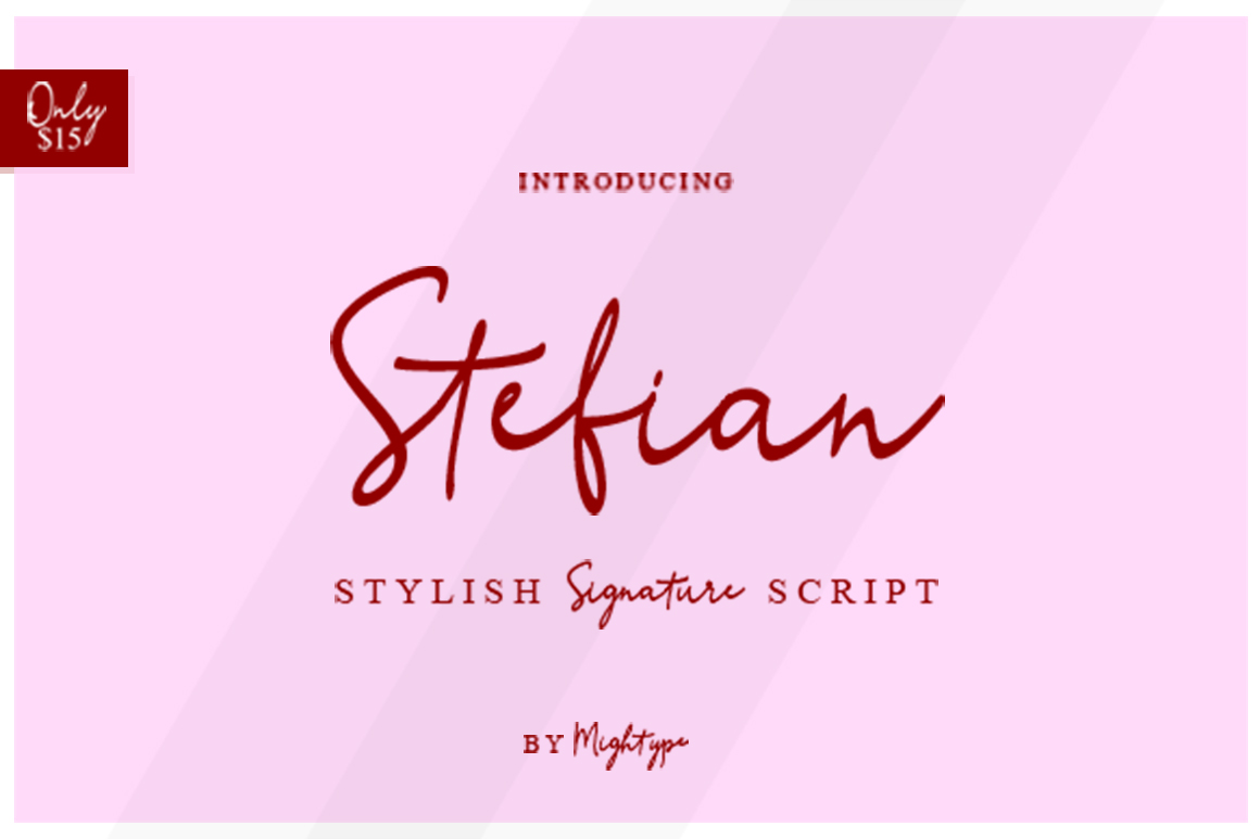 Stefian Script: A Stylish Font for Web Design