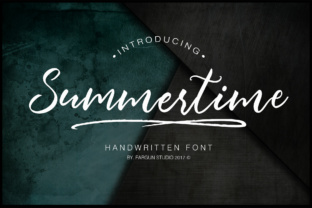 Summertime Script: A Handwritten Font Built for Digital Branding