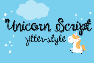 Unicorn Script Jitter: A Playful Handwritten Font for Marketers